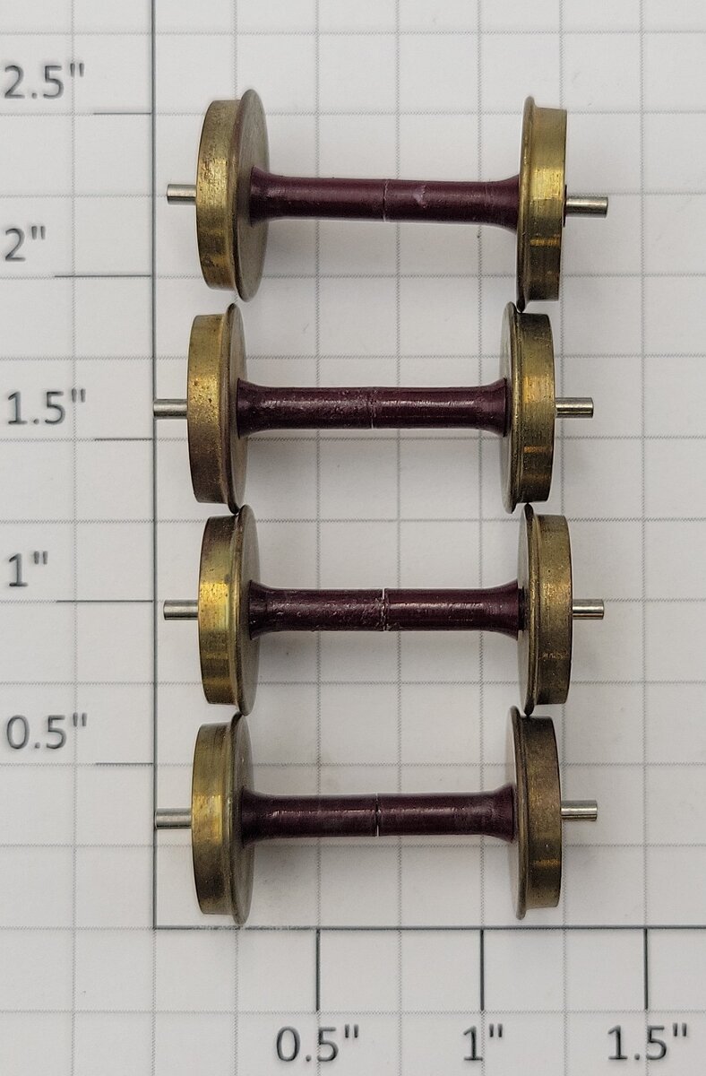 S-Helper SHS-WHSB Brass Wheelset (Pack of 4)