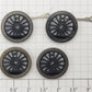 S-Helper SHS-SWH S Scale Steam Locomotive Wheel (Set of 4)