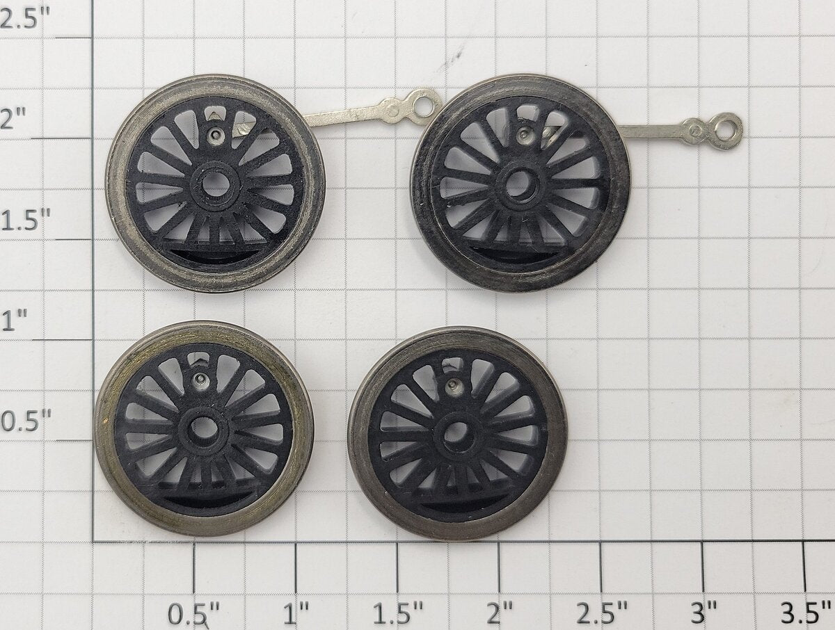 S-Helper SHS-SWH S Scale Steam Locomotive Wheel (Set of 4)