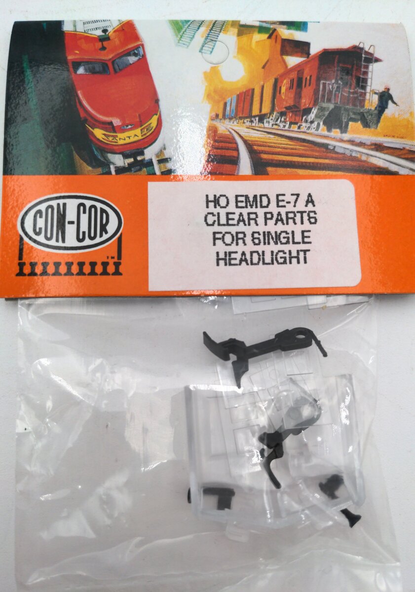 Con-Cor E-7A HO EMD Clear Parts For Single Headlight