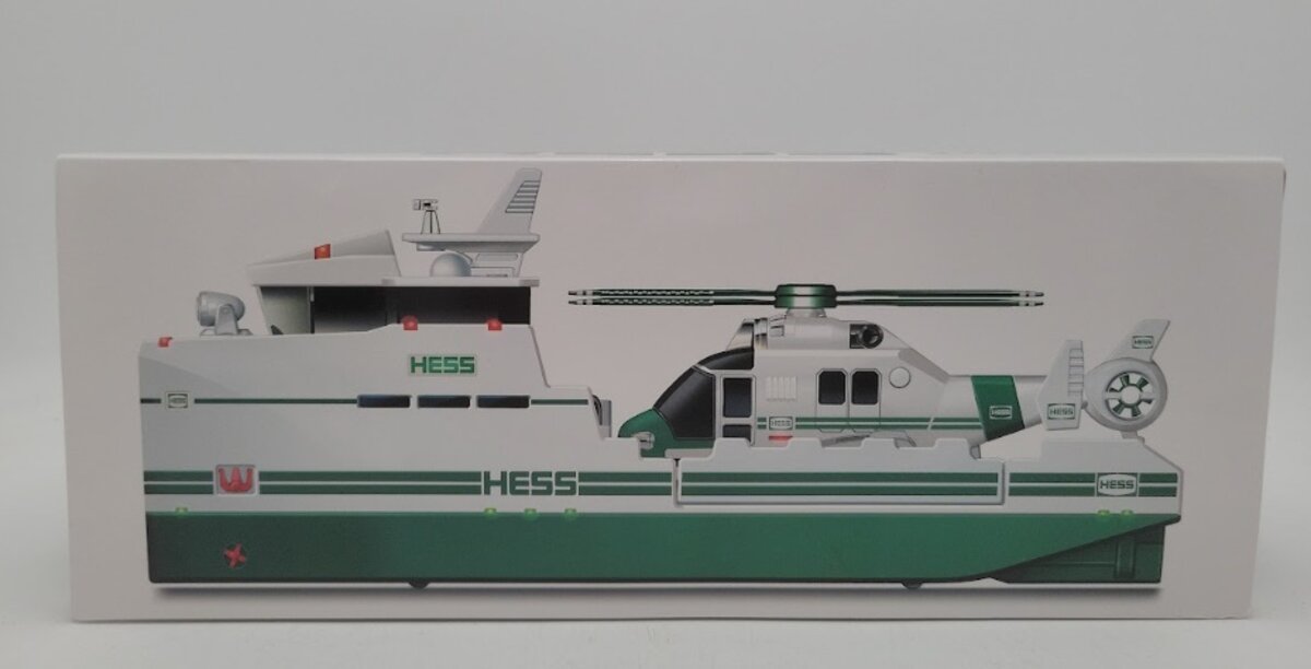 Hess 01449 Ocean Explorer Boat & Helicopter 1933 - 2023 Collector’s Edition