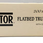 Toy Truck Collector 2001 1:32 Flatbed Truck w/ 3-Dome Tank Car