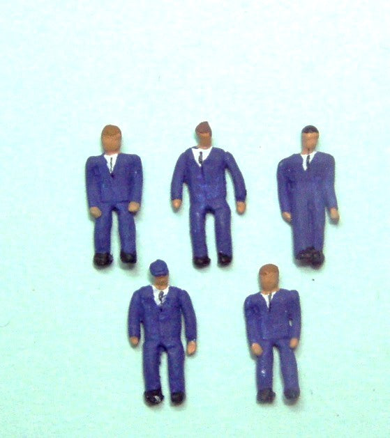 P & D Marsh X47 N Gauge Station Staff Painted Figures (Pack of 5)