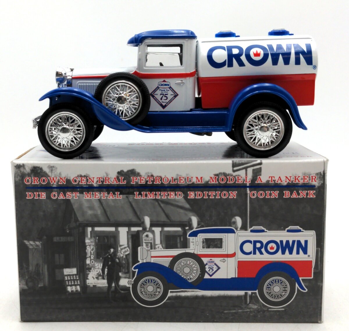 Liberty Classic 02043 1:34 Crown Central Petrolum Model A Tanker Coin Bank