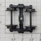 S-Helper 1096-15-01 S Scale Metal Tender Truck With Wheels