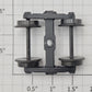 S-Helper 1096-15-01 S Scale Metal Tender Truck With Wheels