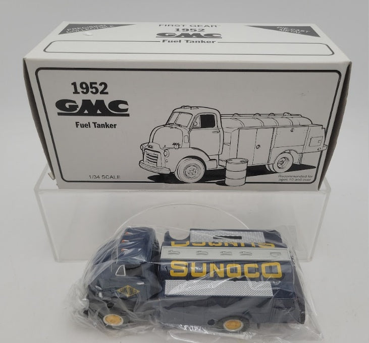 First Gear 28-1072 1:34 Scale Sunoco 1952 GMC Fuel Tanker Truck Die Cast Bank
