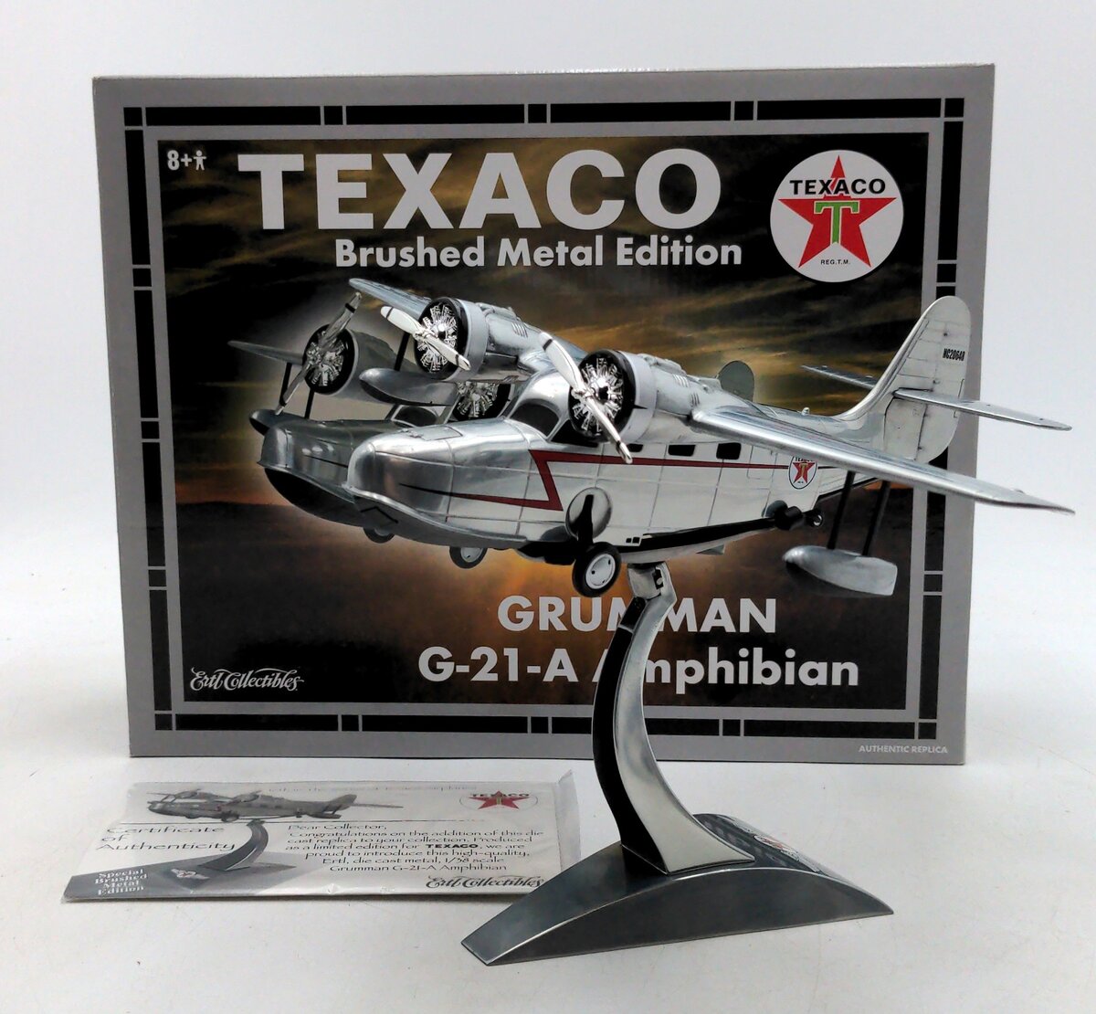 Ertl 21939P 1:34 Scale Grumman 6-21-A Amphibian Monoplane 