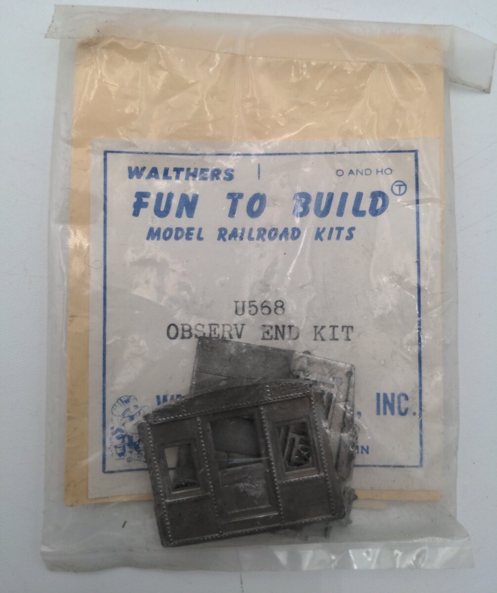 Walthers U568 HO Observ. End Kit