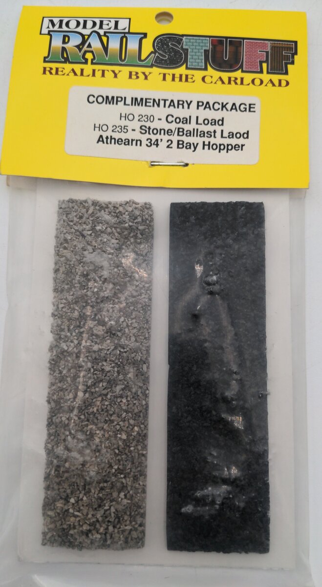 Model Railstuff 230 & 235 HO Coal Load