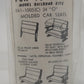 Walthers 941-1005(C) O Gauge Molded Car Seats (Pack of 24)