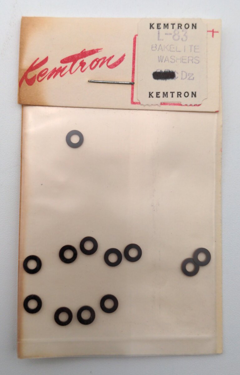 Kemtron L-83 Bakelite Washers