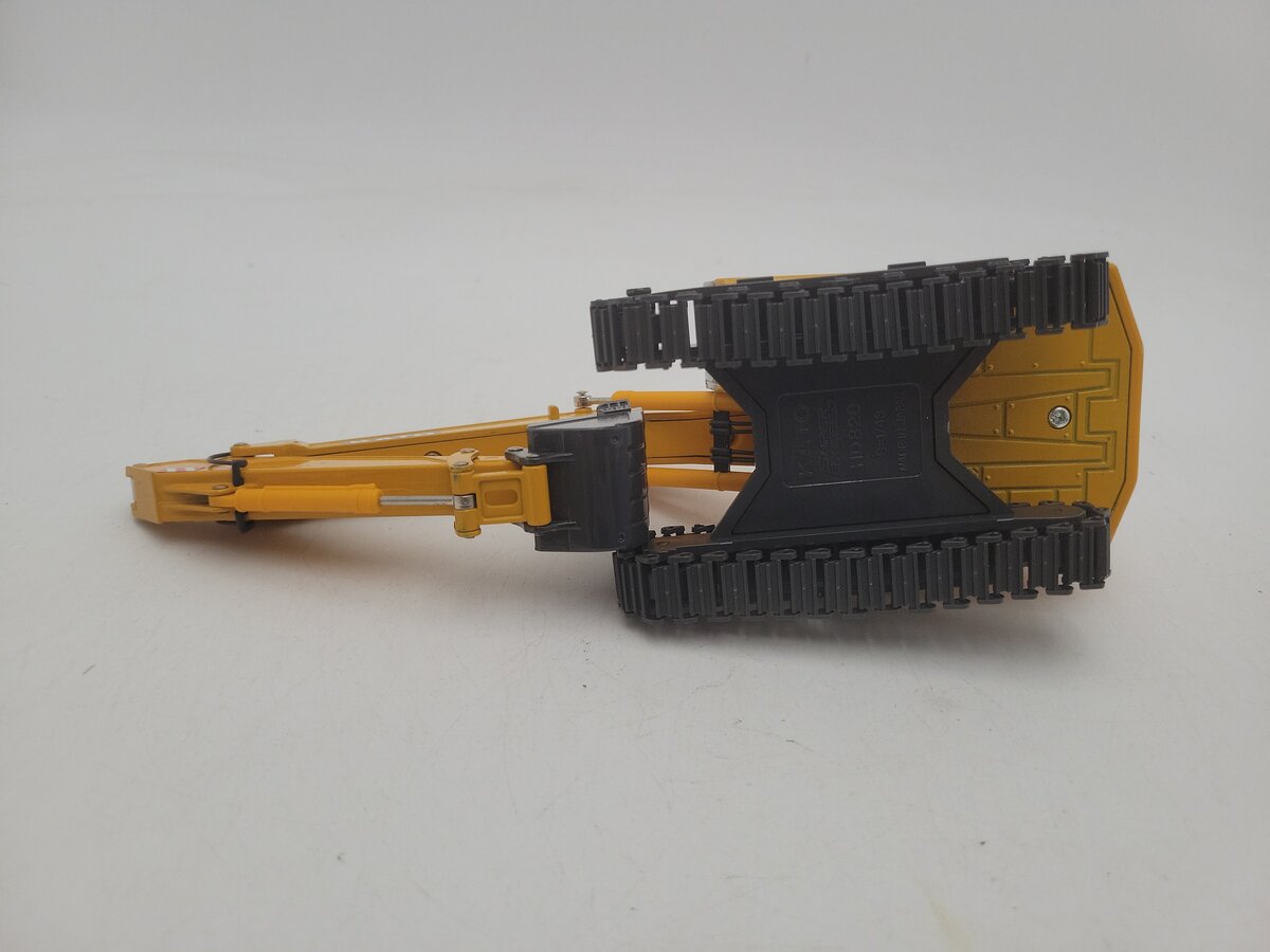 Kato 1:43 Scale Yellow & Gray Super Exceed HD820 Hydraulic Excavator Die-Cast EX/Box