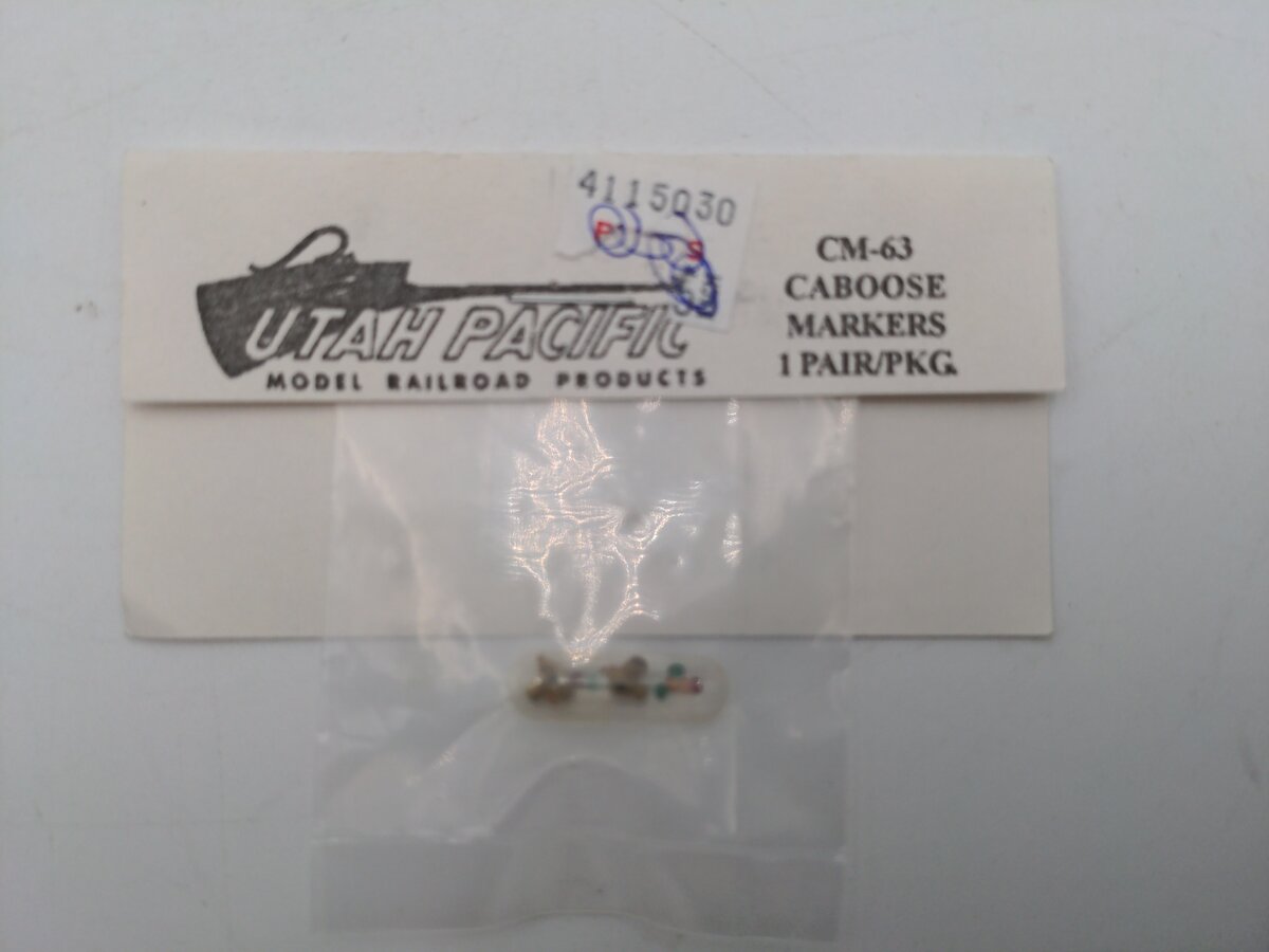 Utah Pacific Models RR Product CM63 Caboose Markers Jewels 1