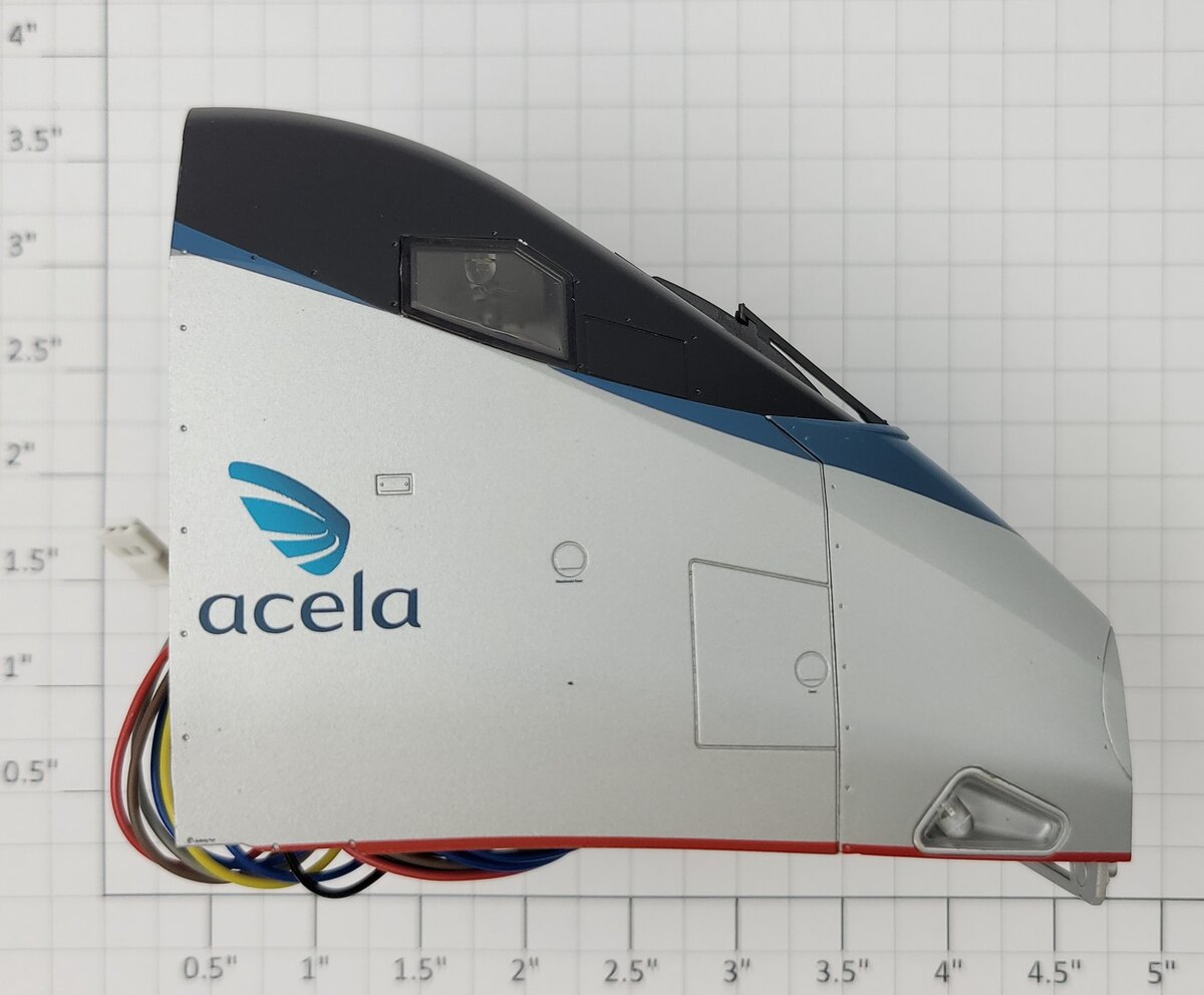 Lionel 18357-5A Acela Powered Electric Locomotive Cab Shell w/ Interior #2026