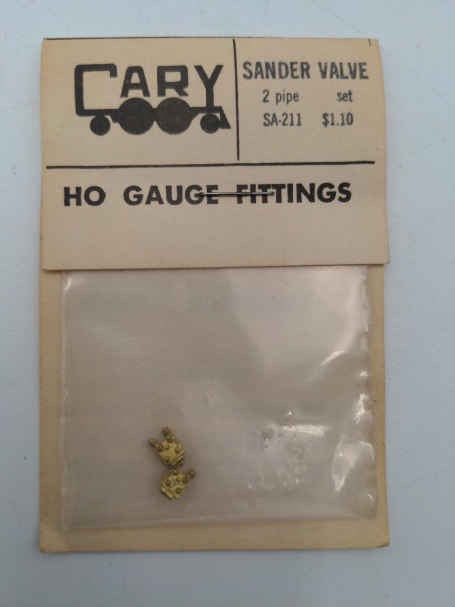 Cary Loco Works SA-211 HO Sander Valve 2 Pipe