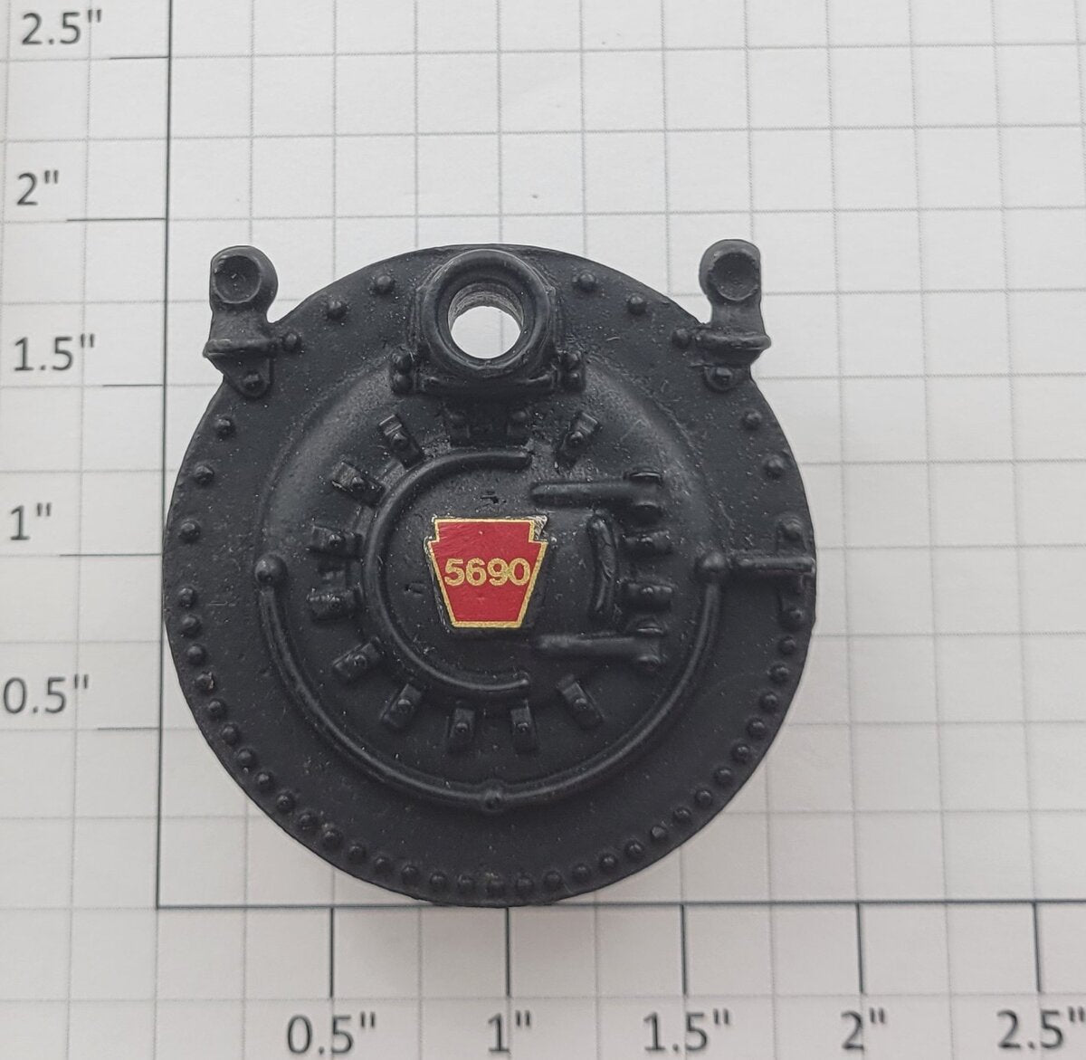 Lionel 675-14 O Gauge Boiler Front with Brackets and Keystone #5690
