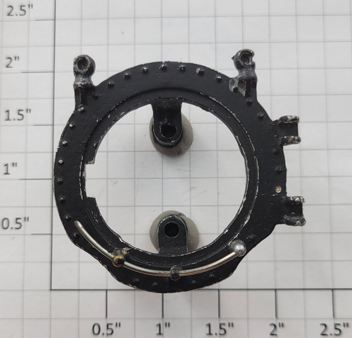 Lionel 700E-235 O Gauge Hudson Steam Loco Boiler Front Outer Ring with Handrail