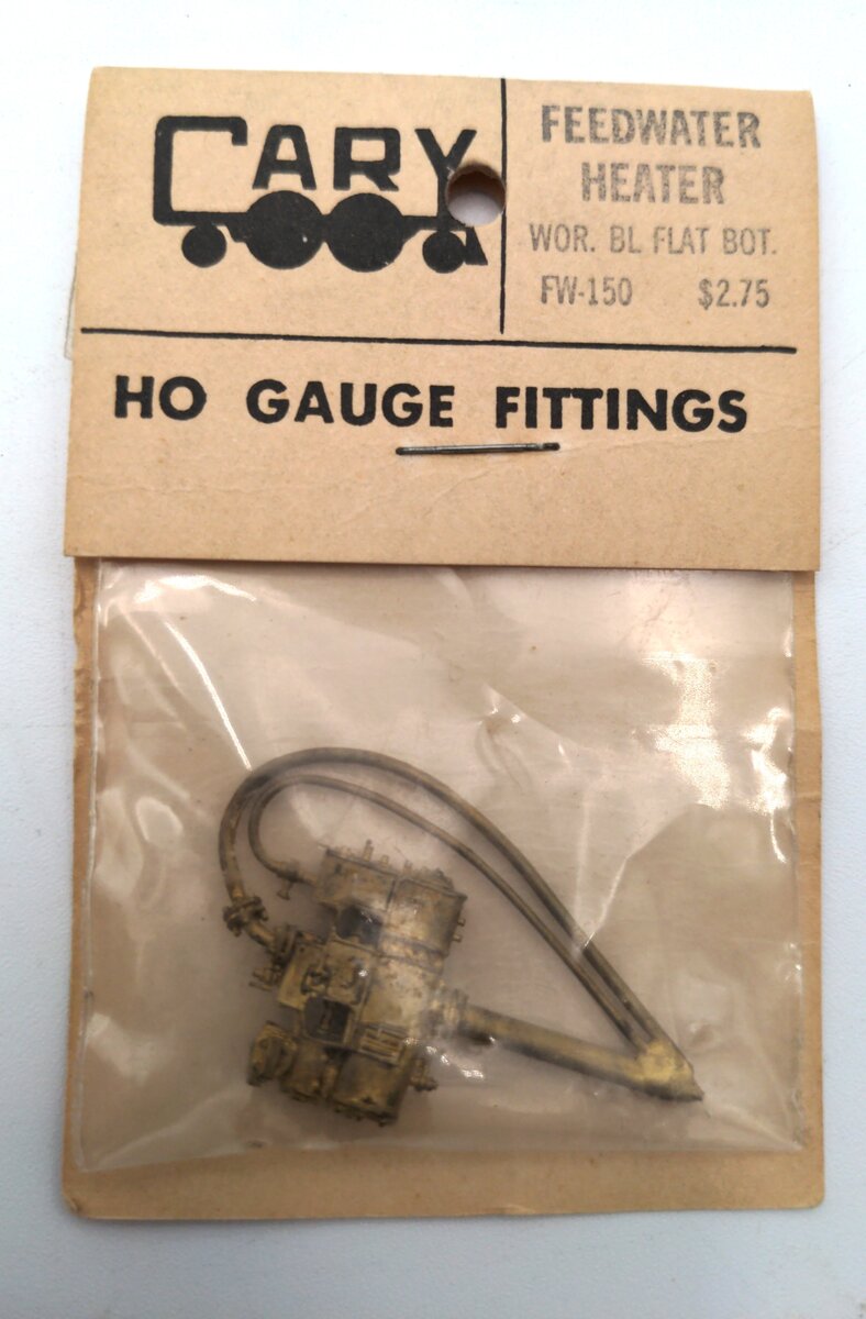 Cary Loco Works FW-150 HO Feed Water Heater