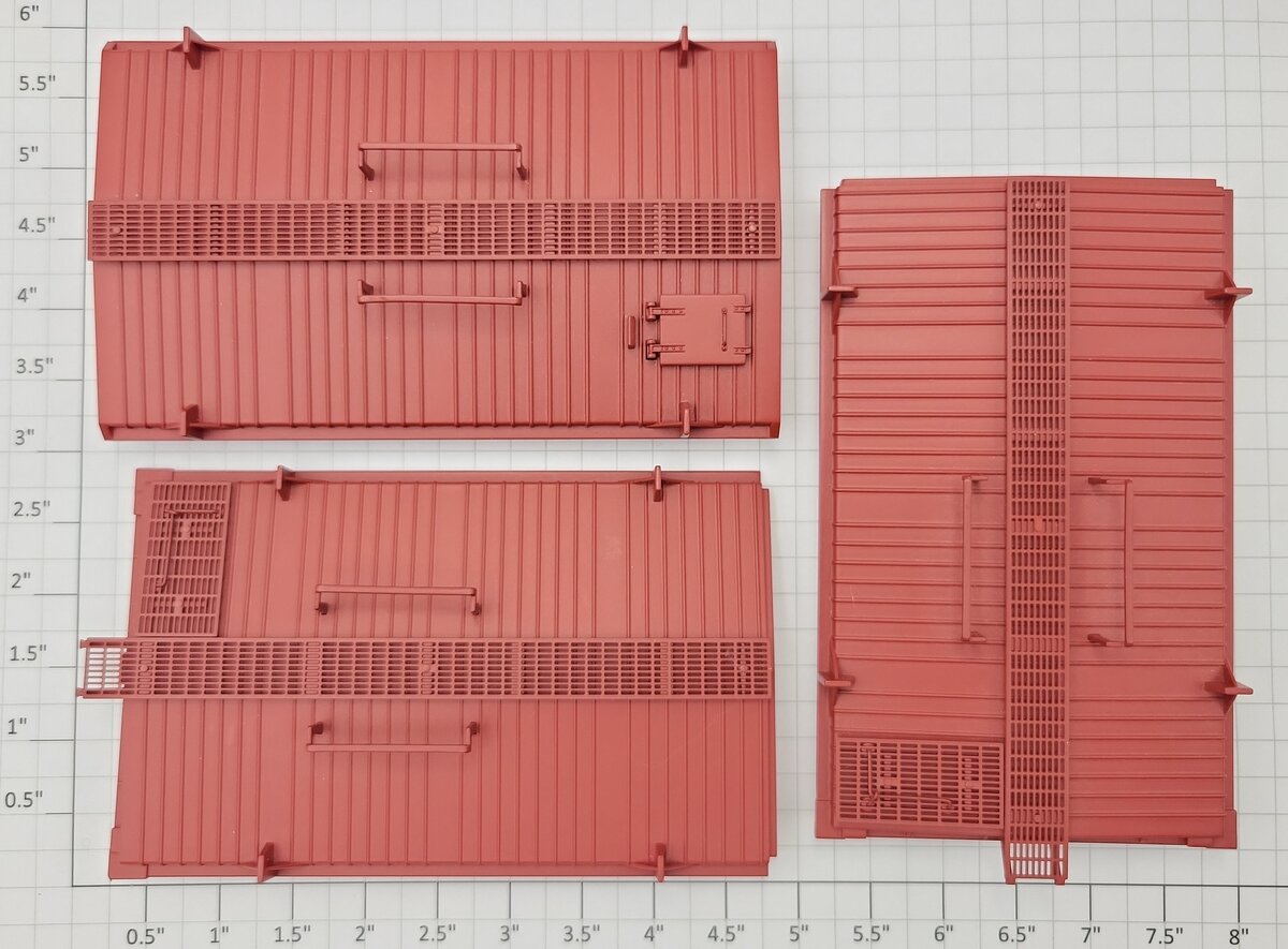 Lionel 6-27088 PS-5 Gondola Rust Red 3 - Piece Roof Set - Damaged