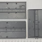 Lionel 6-27087 PS-5 Gondola Black 3 - Piece Roof Set - Damaged
