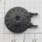 Lionel 226E-57 O Black Cast Boiler Front Door w/ Headlight & Door Clip w/o Lens