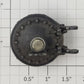Lionel 226E-57 O Black Cast Boiler Front Door w/ Headlight, Door & Lamp Clips