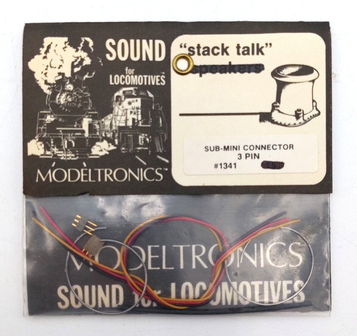 Modeltronics 1341 "Stack Talk" Sub-Mini Connector 3 Pin