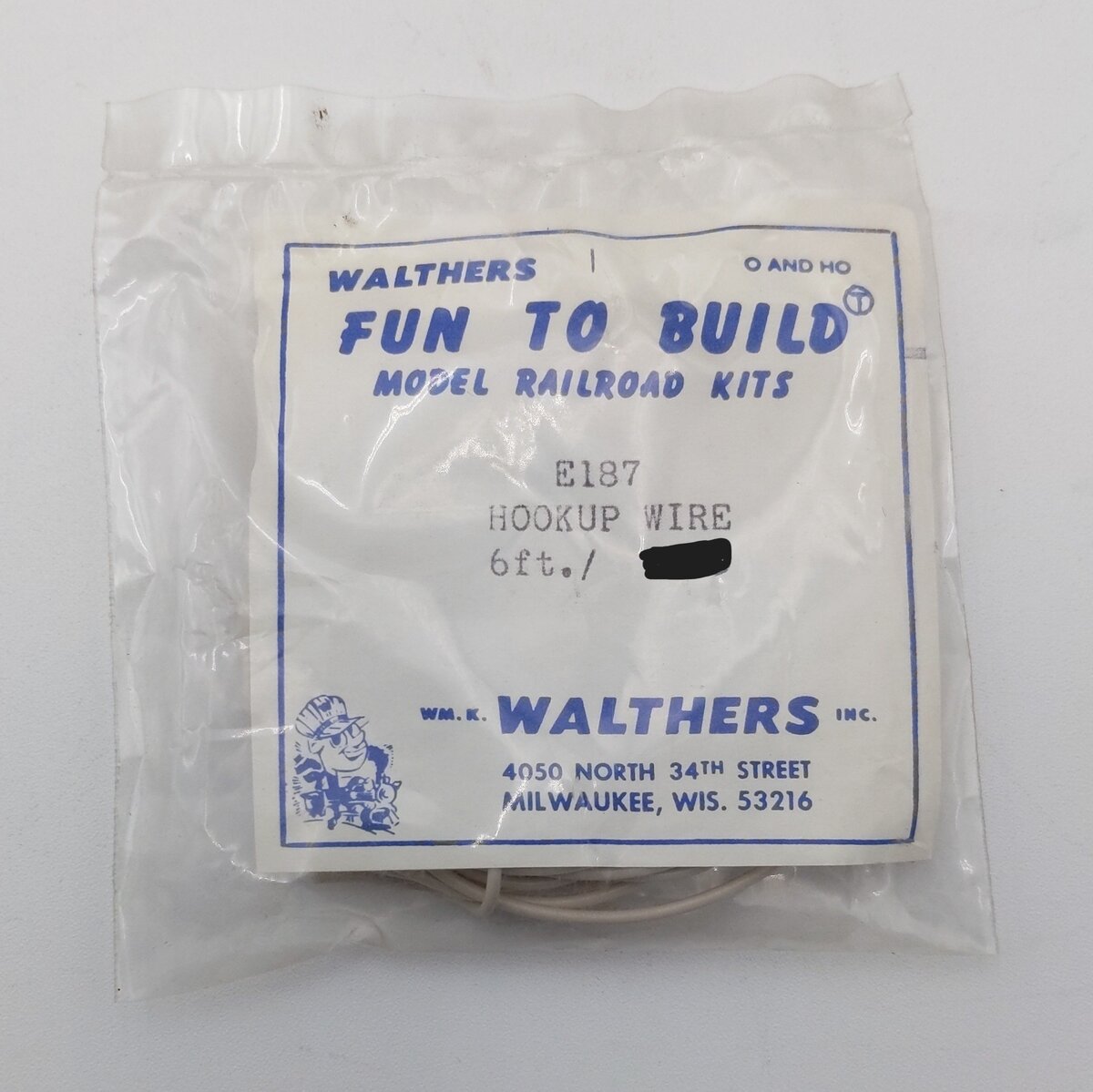 Walthers E187 Hookup Wire 6ft
