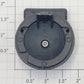 Lionel 2065-15 O Gauge Die-Cast Black Boiler Front with Lens and Jewels