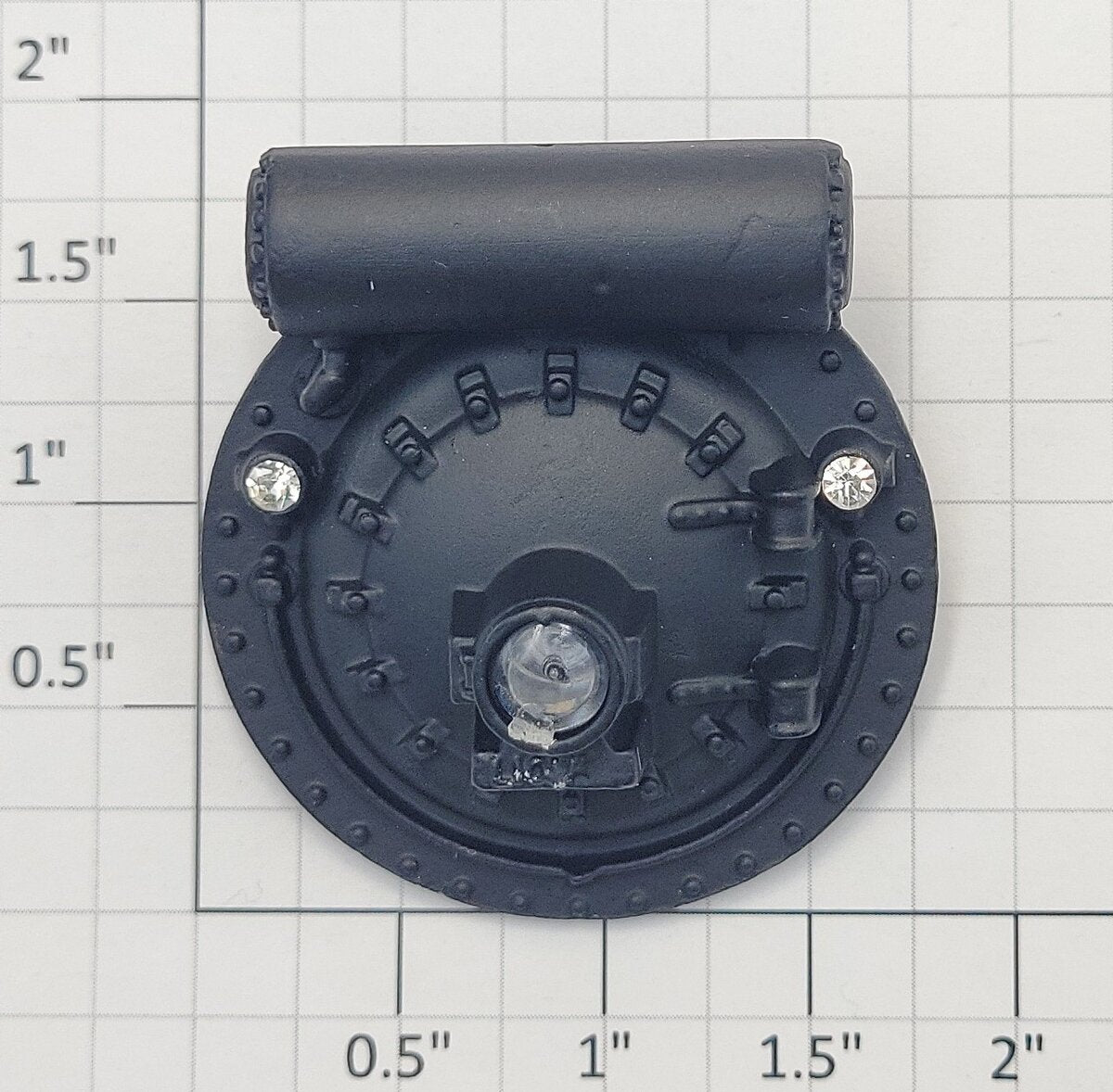 Lionel 2065-15 O Gauge Die-Cast Black Boiler Front with Lens and Jewels