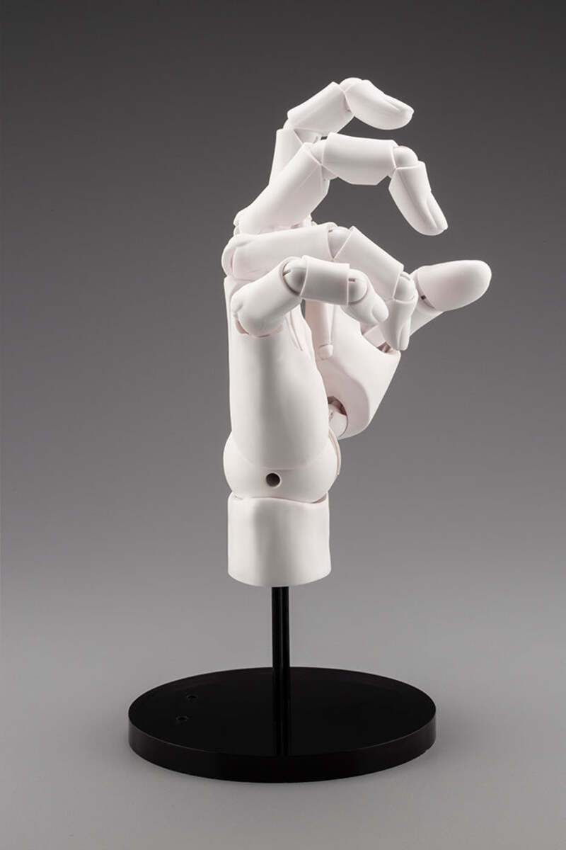 Kotobukiya AT005 1:1 Artist Support Item Hand Model/R -Gray- Plastic Model Kit