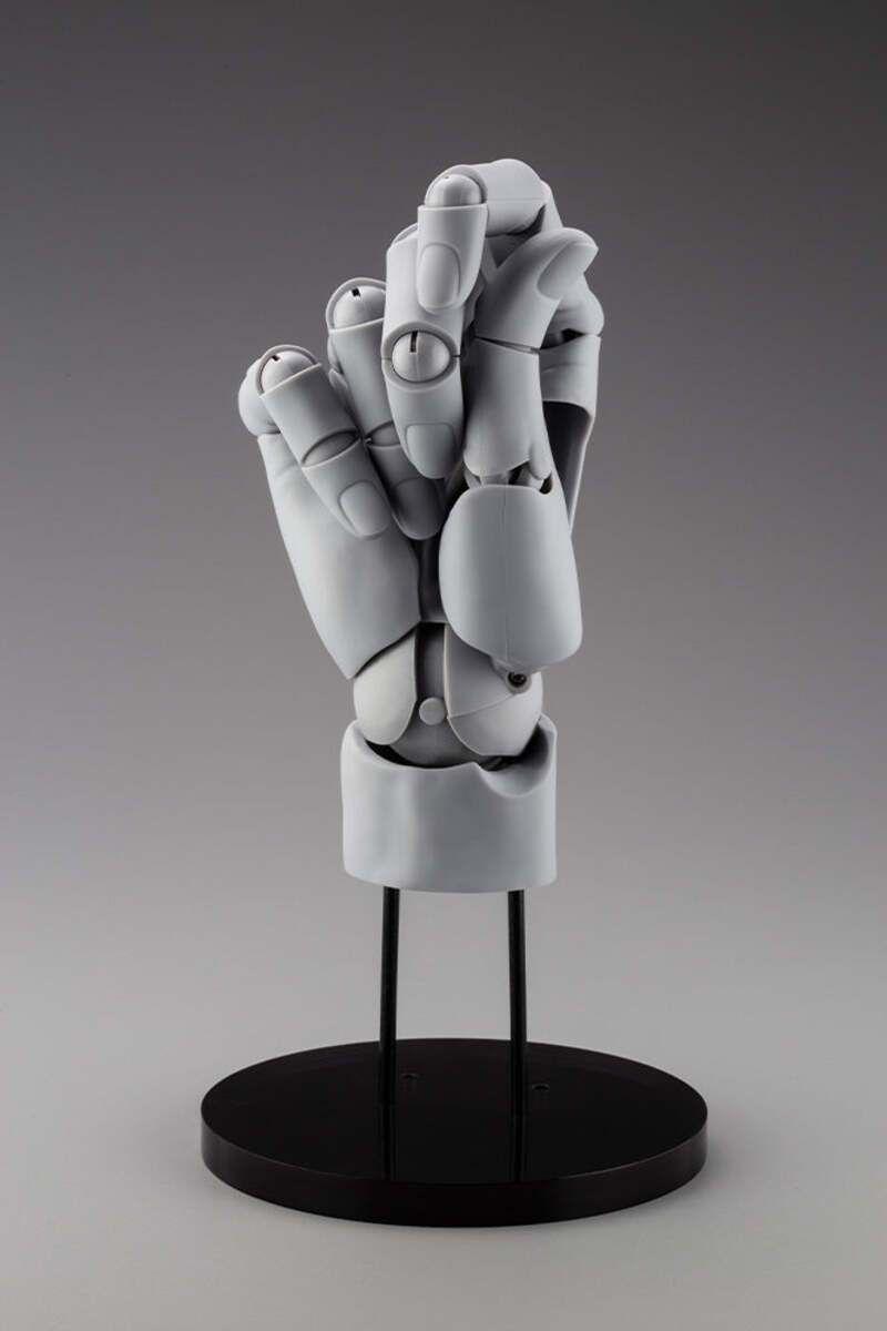 Kotobukiya AT005 1:1 Artist Support Item Hand Model/R -Gray- Plastic Model Kit