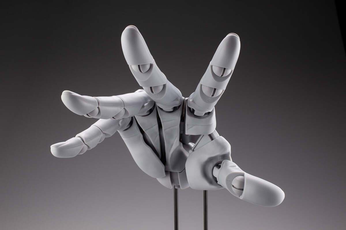 Kotobukiya AT005 1:1 Artist Support Item Hand Model/R -Gray- Plastic Model Kit