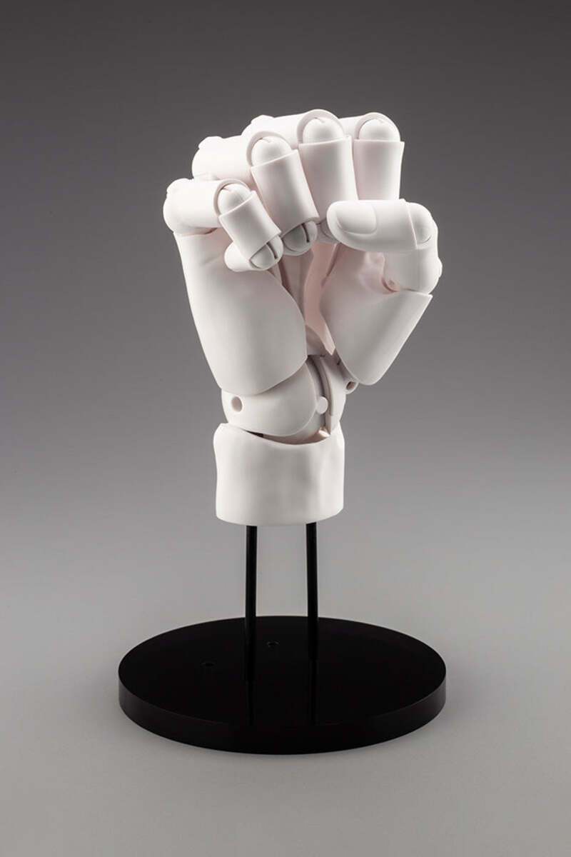 Kotobukiya AT005 1:1 Artist Support Item Hand Model/R -Gray- Plastic Model Kit