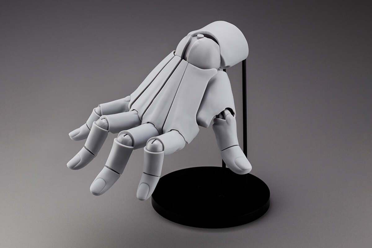 Kotobukiya AT005 1:1 Artist Support Item Hand Model/R -Gray- Plastic Model Kit