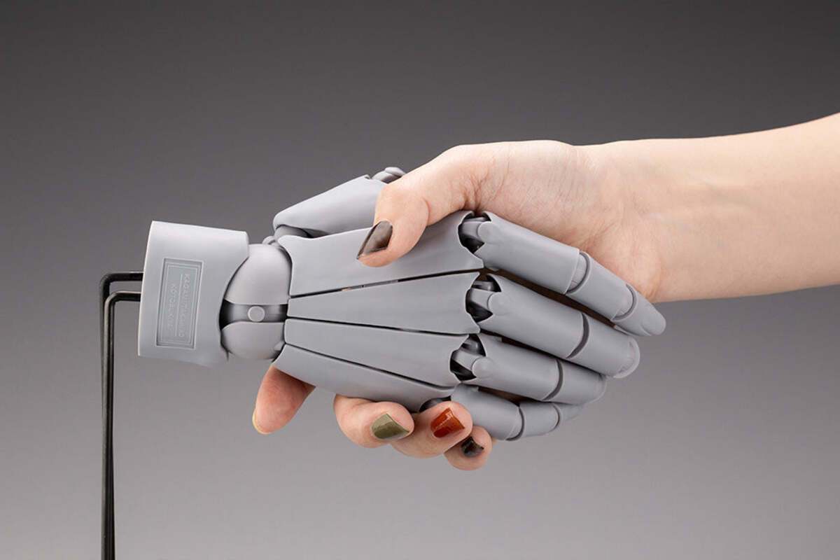 Kotobukiya AT005 1:1 Artist Support Item Hand Model/R -Gray- Plastic Model Kit