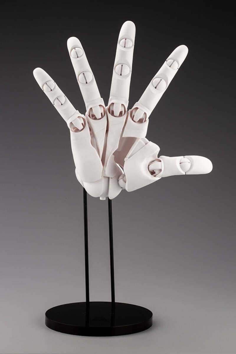 Kotobukiya AT005 1:1 Artist Support Item Hand Model/R -Gray- Plastic Model Kit