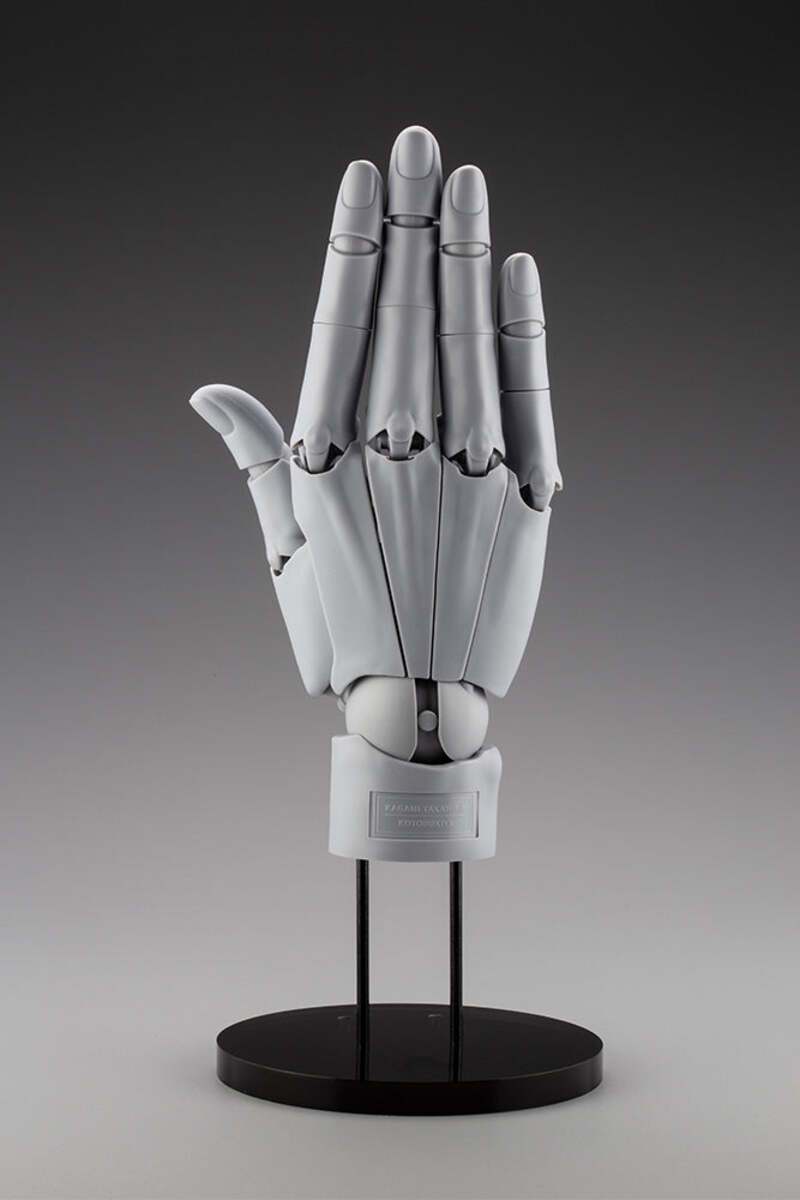 Kotobukiya AT005 1:1 Artist Support Item Hand Model/R -Gray- Plastic Model Kit