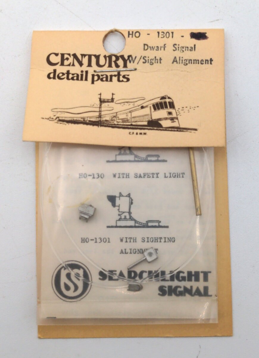 Century Foundry 1301 HO Dwarf Signal w/ Sight Alignment