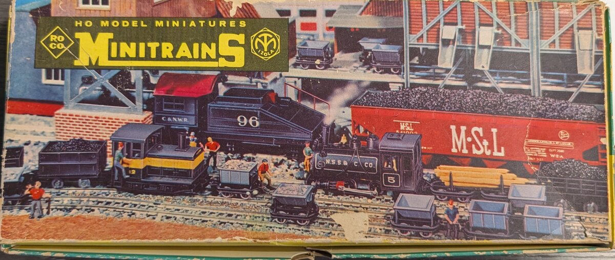 Roco 3009 HO Steam Loco Minitrains Set (8 Cars & Track)