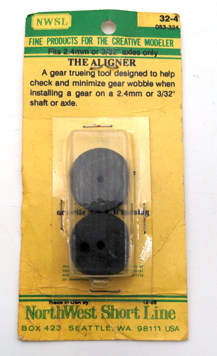 NWSL 32-4 The Aligner Fits 2.4mm or 3/32" Axels Only