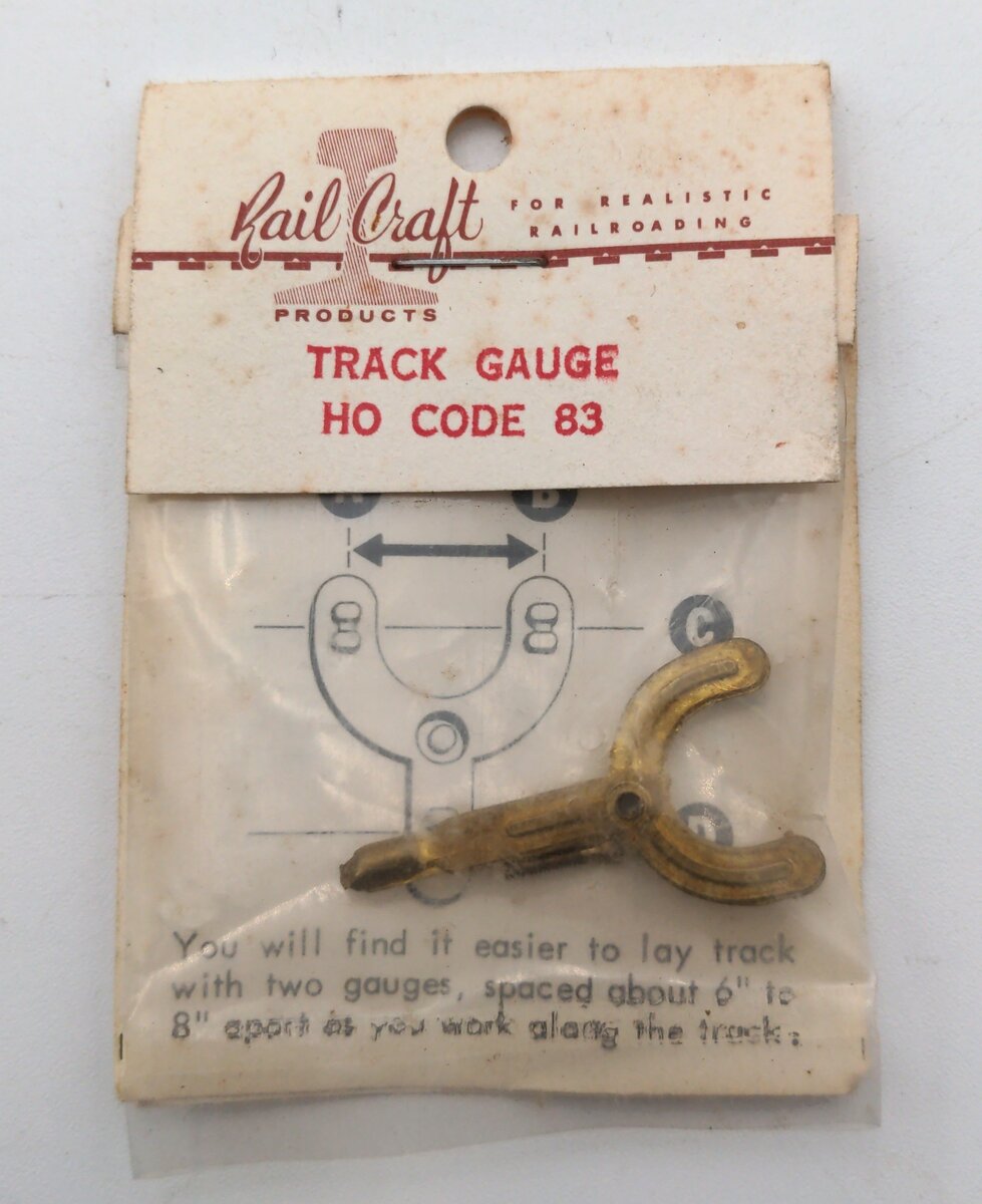 Rail Craft 83 HO Track Gague