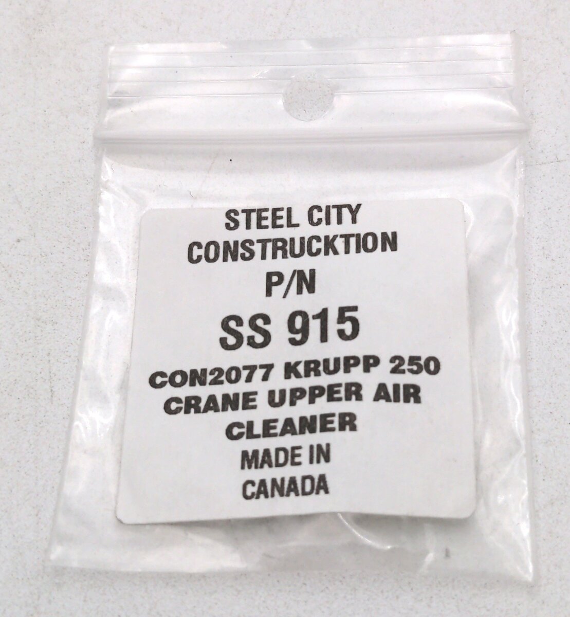 Steel City SS915 1:50 Steel City Upper Structure Air Cleaner