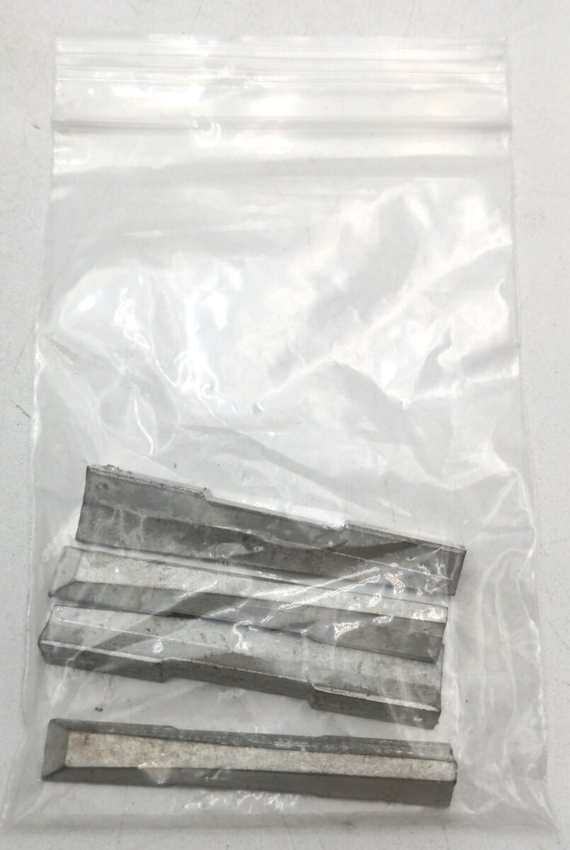 Steel City SSR205-U 1:50 Steel City Jersey Barrier Ends (4 Pcs)- Unfinished