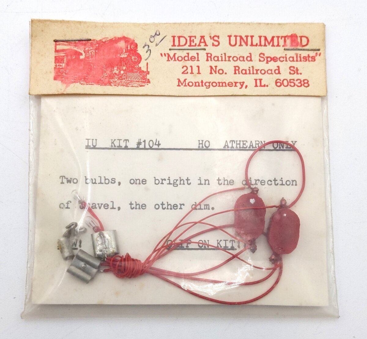 Idea's Unlimited 104 HO Scale Athearn Only