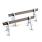 Steel City SSR130-U 1:50 A-Frame Barricades (2 per pkg) - Unfinished
