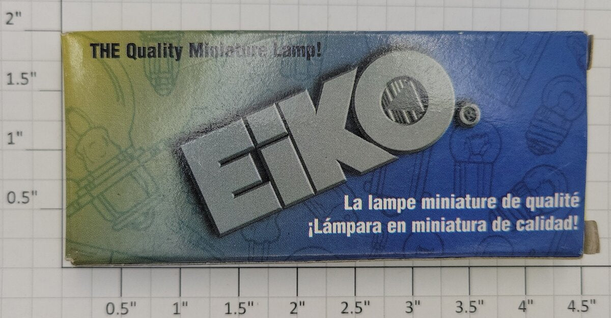 Eiko 455 7 Volt 3 Watt Miniature Bayonet Base Clear Bulb (Box of 10)
