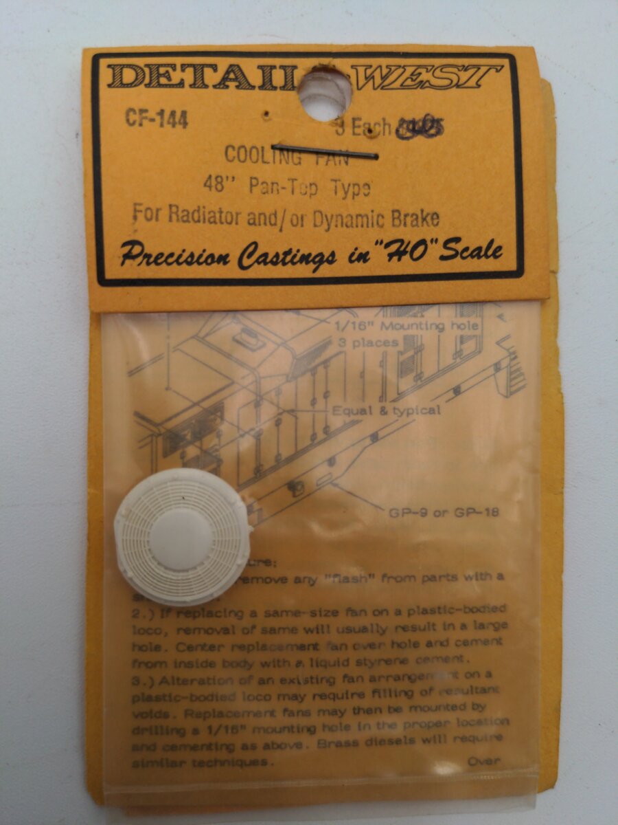 Details West CF144 HO Scale 48