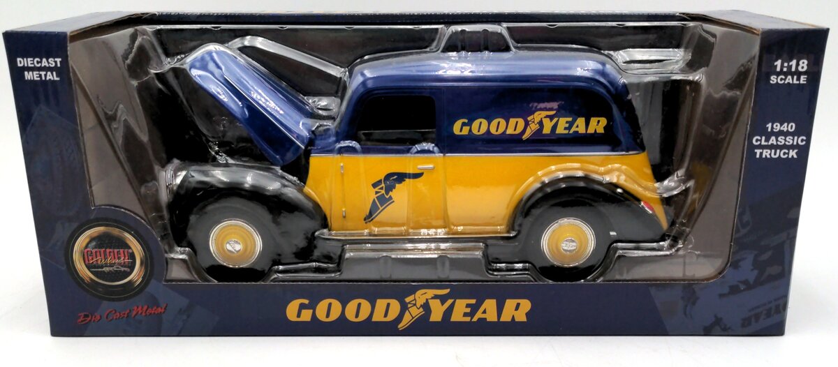Golden Wheels 35400 1:18 Scale Goodyear Delivery 1940 Classic Truck Bank